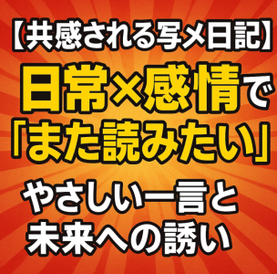 【また読みたくなる写メ日記】共感と余韻を残す3つの書き方