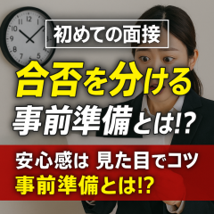 【“初めての面接前にやるべきこと”】合否を左右するポイントまとめ