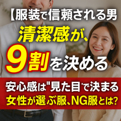 【“服装の印象が9割”】女性が安心するセラピストのスタイルとは？
