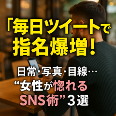 【予約が絶えない男のSNS術】女性の心を動かす“毎日ツイート”の秘密