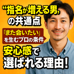 「“指名が増える男”の共通点：また会いたいと感じさせるプロの条件」